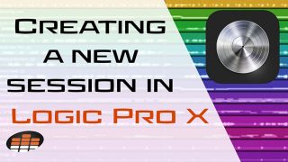 Creating a new session in Logic Pro X-1