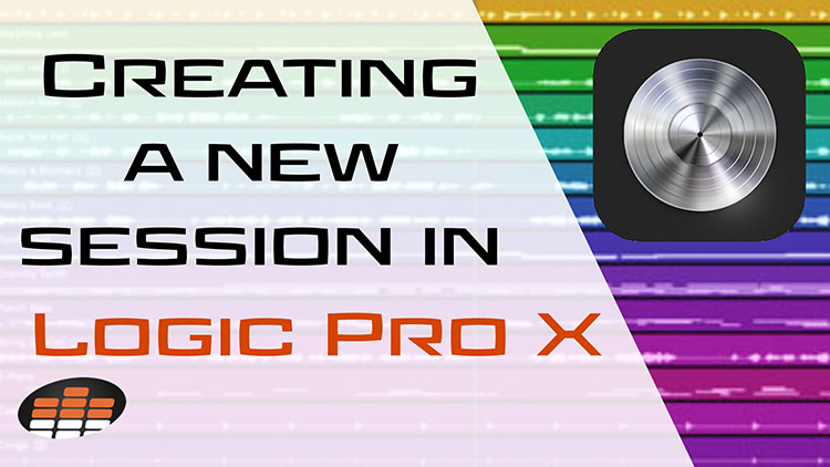 Creating a new session in Logic Pro X-1