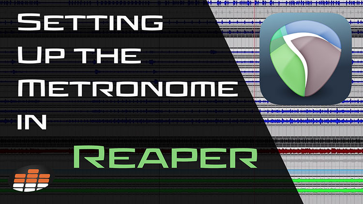 Setting up the metronome in Reaper-1