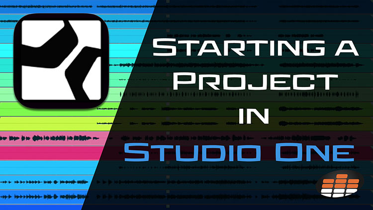 Starting a Project in Studio One-1
