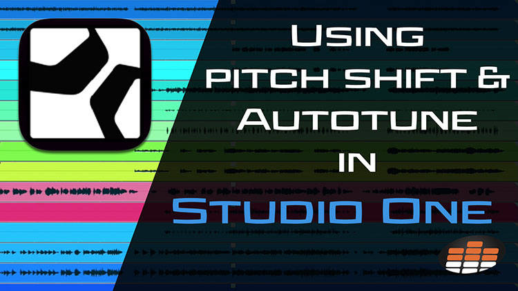Using pitch shift : Autotune in studio one-1