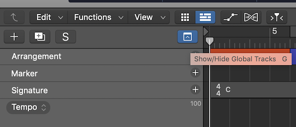 Basics of Logic Pro- How to Insert an Arrangement Markers Section_2