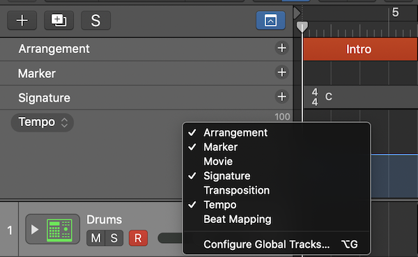 Basics of Logic Pro- How to Insert an Arrangement Markers Section_3