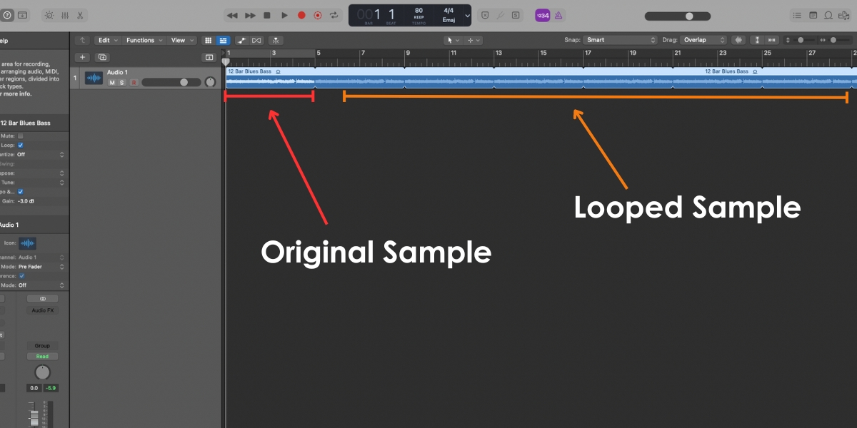 How To Sample In Logic Pro X: "Creating A Loop"