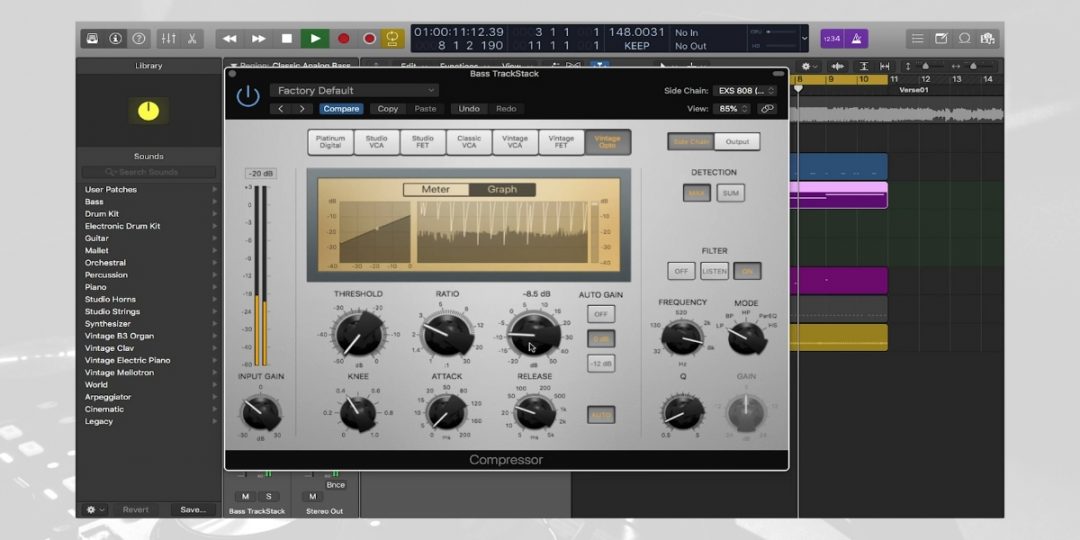 How To Sidechain In Logic Pro X (Step-by-Step Guide)