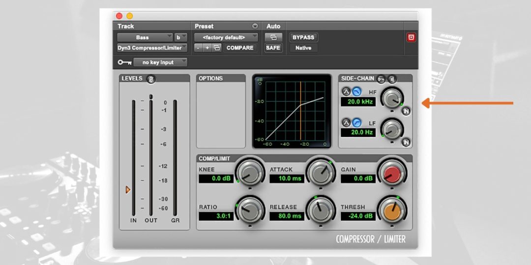 Pro Tools Sidechain Compression