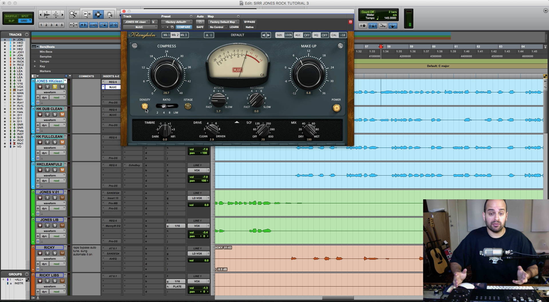 Mixing compression Mixing compression
