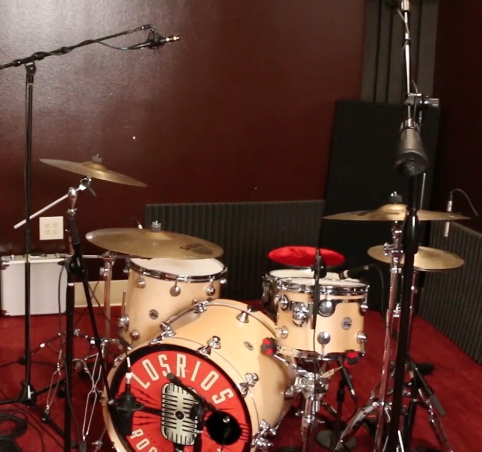 Phil Allen's drum set