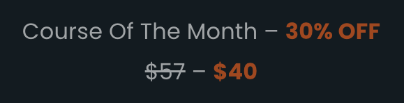 course of the month