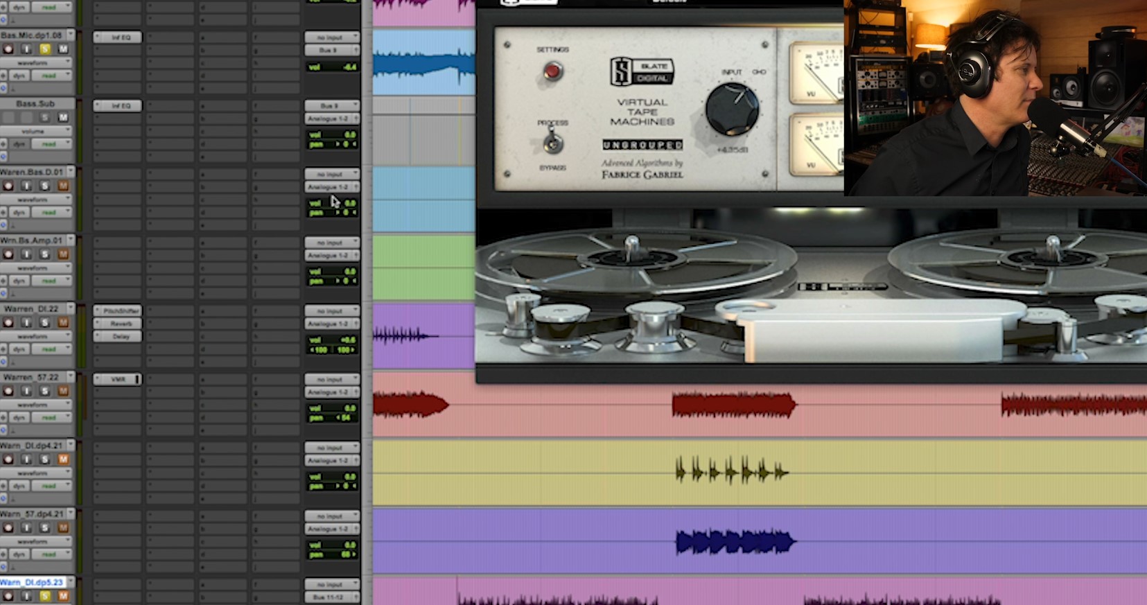 tape machines slate digital mixing course