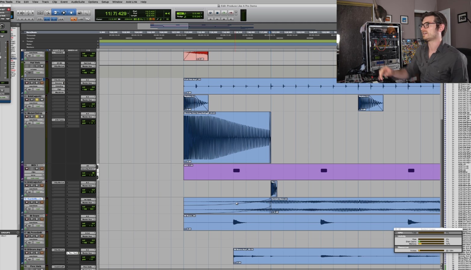 Matt Lange EDM Production Invert audio