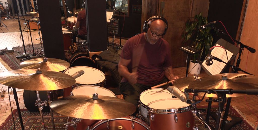 Drummer Steve Ferrone drum recording